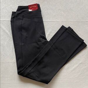 Faded Glory Black High-Rise Performance Pants Sz L 12-14
